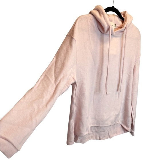 Everleigh Cozy Hoodie in Light Pink Size XL NWT Soft Brushed French Terry - Picture 5 of 6